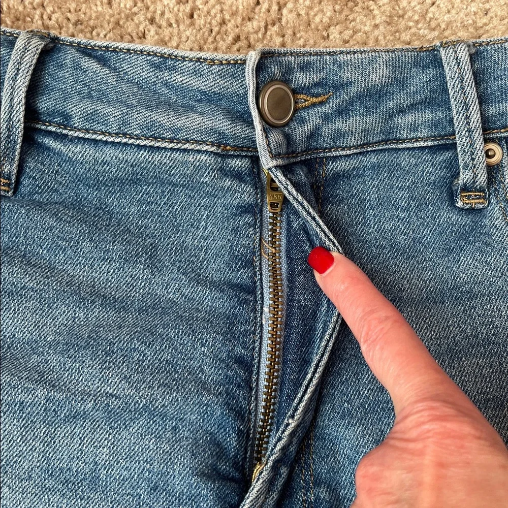 Good American High Rise Denim Shorts